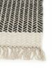 Wool Runner Kim Black/White 70x200 cm