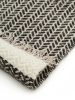 Wool Runner Kim Black/White 70x200 cm