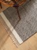 Wool Runner Kim Black/White 80x250 cm