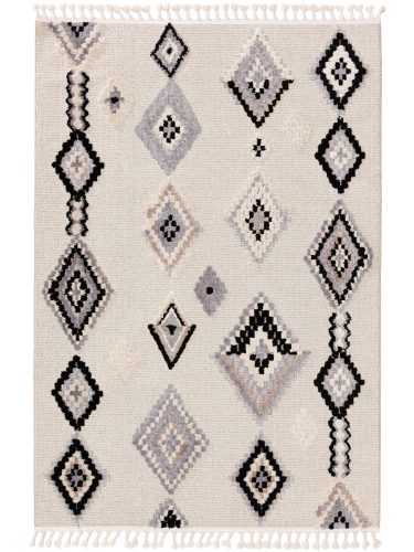 Oyo szőnyeg Grey/White 15x15 cm Mintadarab