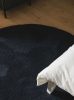 Shaggy szőnyeg Soda Dark Blue o 120 cm
