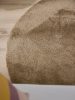 Shaggy kerek szőnyeg Soda Beige ø 120 cm round