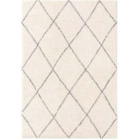 Shaggy rug Benno Cream 140x200 cm