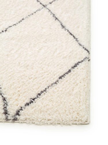 Shaggy rug Benno Cream 140x200 cm