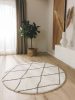 Bolyhos kerek szőnyeg Benno Cream ¸ 120 cm kerek