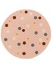 Gyerekszőnyeg Juno Multicolour/Pink o 120 cm kerek