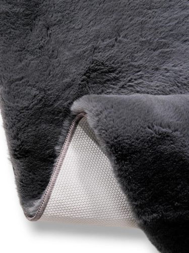 Fur Rug Dave Charcoal 200x300 cm
