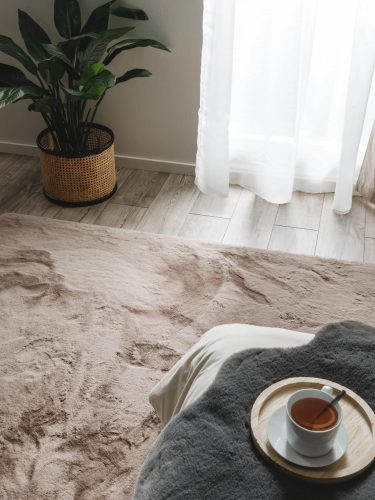 Fur Rug Dave Taupe 150x230 cm