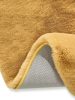 Fur Rug Dave Yellow ø 120 cm round
