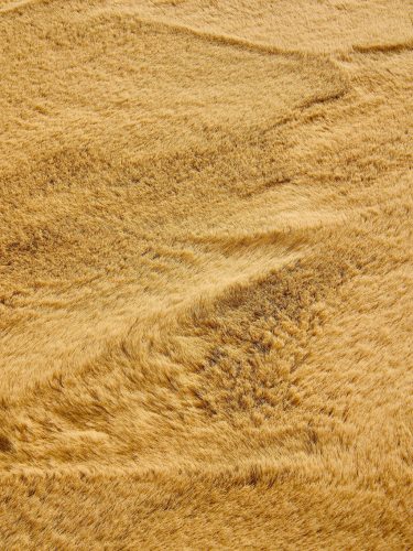 Fur Rug Dave Yellow ø 180 cm rund