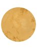 Fur Rug Dave Yellow ø 80 cm round