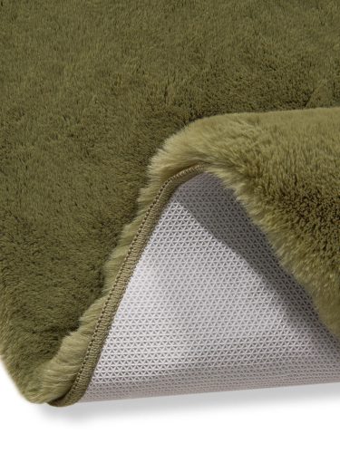 Fur Rug Dave Green ø 80 cm round