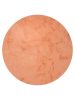 Fur Rug Dave Orange ø 120 cm round