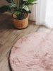 Fur Rug Dave Rose ø 120 cm round