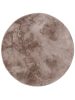Szőrme szőnyeg Dave Taupe ¸ 80 cm kerek