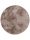 Fur Rug Dave Taupe ø 80 cm round