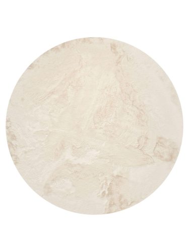 Szőnyeg Szőrme Dave Cream o 120 cm kör alakú