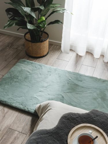 Fur Rug Dave Mint 80x240 cm