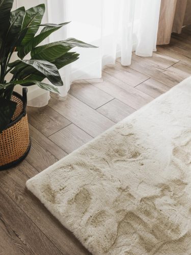 Fur Rug Dave Cream 80x240 cm