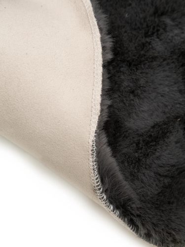 Faux Fur Dave Charcoal 60x90 cm