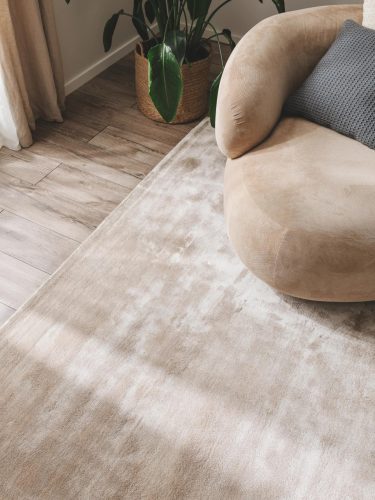 Viscose Rug Nela Taupe 120x170 cm