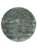 Viscose Rug Round Nela Light Green ø 120 cm round