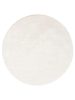 Viscose Rug Round Nela Ivory ø 120 cm round