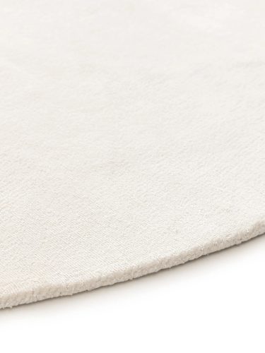 Viscose Rug Round Nela Ivory ø 120 cm round