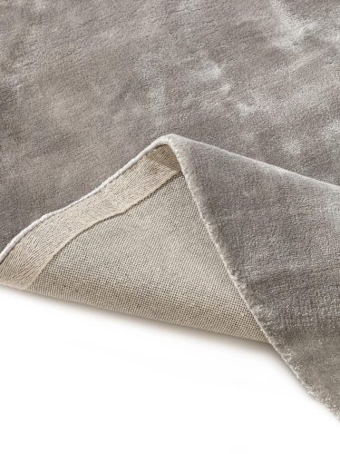 Viscose Rug Round Nela Grey ø 200 cm round