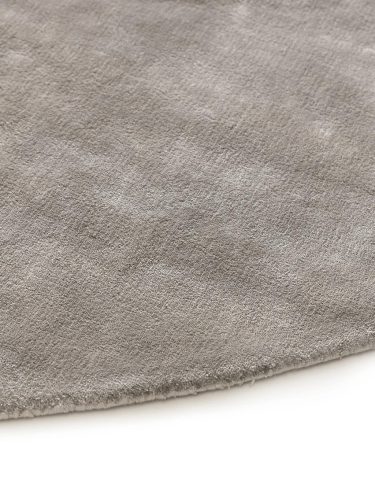 Viscose Rug Round Nela Grey ø 200 cm round