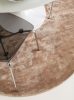 Viszkóz szőnyeg Round Nela Taupe o 120 cm