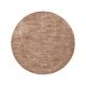 Viscose Rug Round Nela Taupe ø 200 cm round