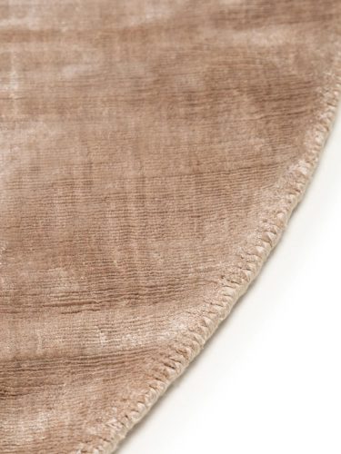 Viscose Rug Round Nela Taupe ø 200 cm round