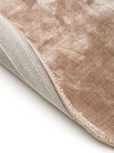 Viscose Rug Round Nela Taupe ø 200 cm round