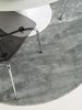 Viscose Rug Round Nela Light Blue ø 200 cm round