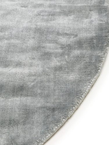 Viscose Rug Round Nela Light Blue ø 200 cm round