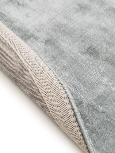 Viscose Rug Round Nela Light Blue ø 200 cm round