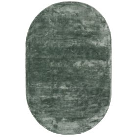 Viscose Rug Oval Nela Light Green 150x230 cm