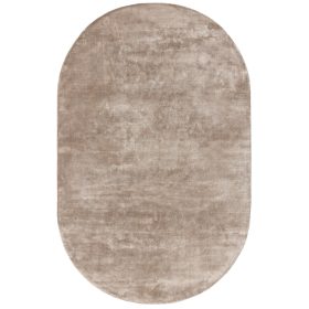 Viscose Rug Oval Nela Taupe 150x230 cm