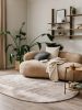 Viscose Rug Oval Nela Taupe 150x230 cm