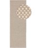 Gyapjú futószőnyeg Hector Beige 15x15 cm Mintadarab