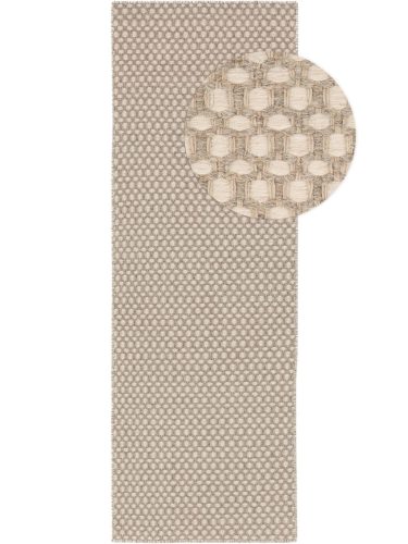 Gyapjú futószőnyeg Hector Beige 70x200 cm