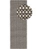 Gyapjú futószőnyeg Hector Beige/Black 15x15 cm Mintadarab