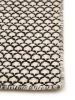 Gyapjú futószőnyeg Hector Beige/Black 15x15 cm Mintadarab