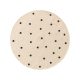 Gyerekszőnyeg Pippa Cream o 120 cm kerek