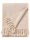Cotton blanket Jasmin Beige 125x150 cm