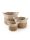 Basket set (3 pcs.) Aylin Cream/Beige ø 110 cm round