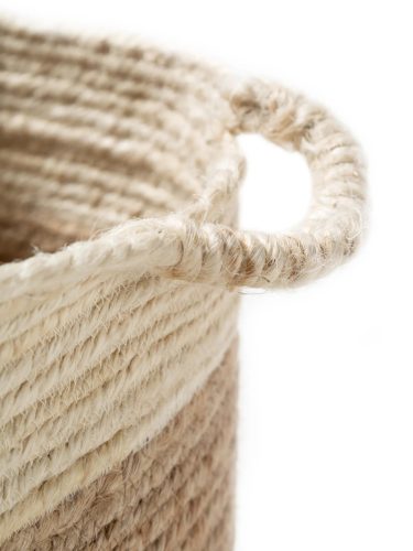 Basket set (3 pcs.) Aylin Cream/Beige ø 110 cm round