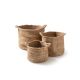 Basket set (3 pcs.) Aylin natural ø 110 cm round