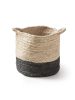 Basket Aylin Cream/Grey 30x30x30 cm